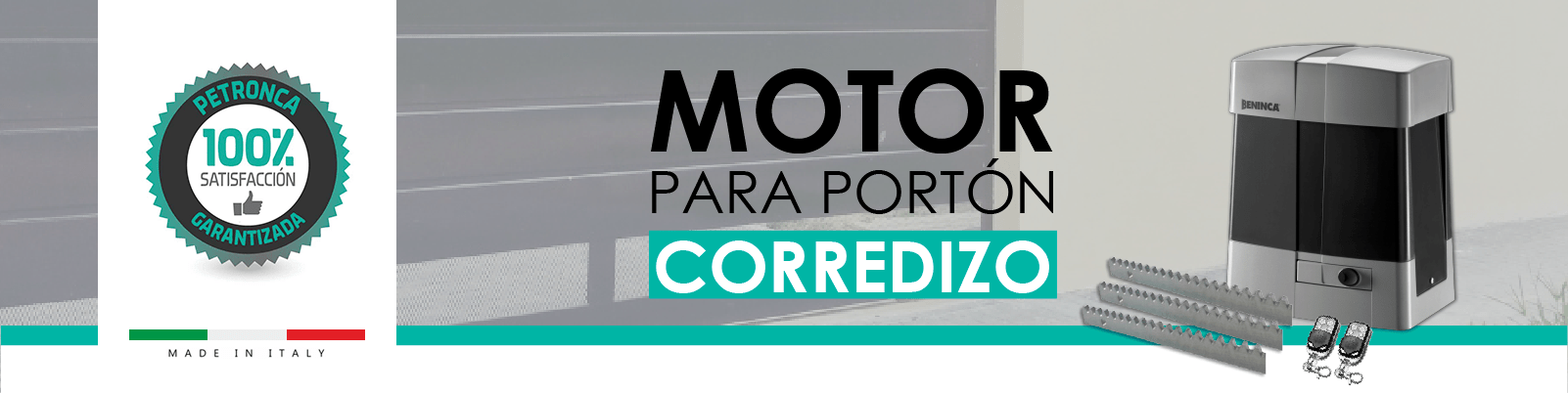 Motor para portón corredizos